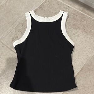 Black and White Women's Tank Top